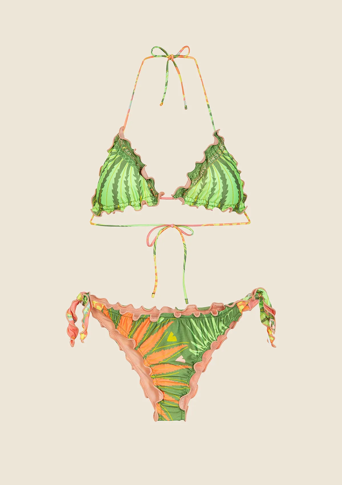 Bikini Donna F**K Triangolo con Slip Regolabile Fantasia 2208-X14 sold by F**K Official product image thumbnail 3