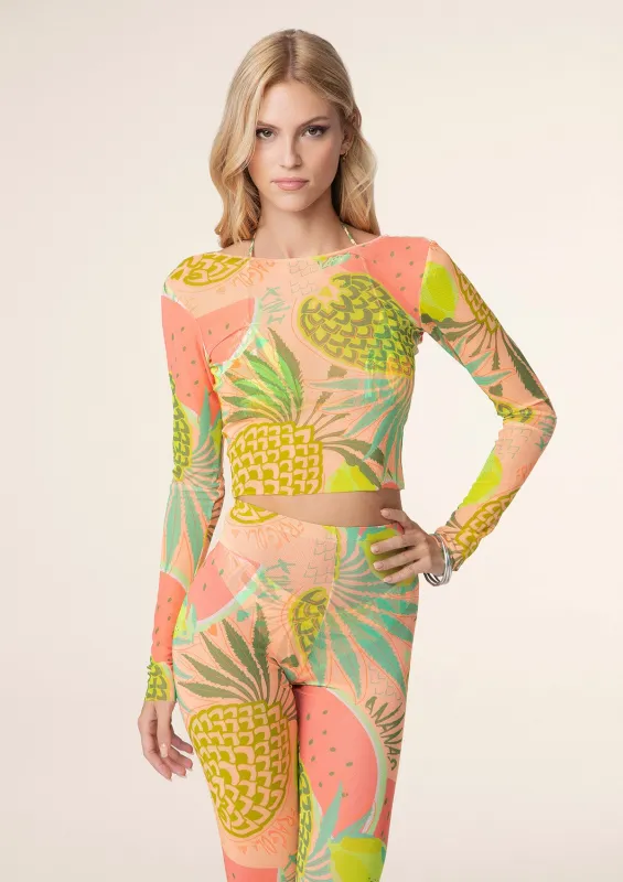 Crop Top Manica Lunga Donna F**K Fantasia 0628-X12 sold by F**K Official