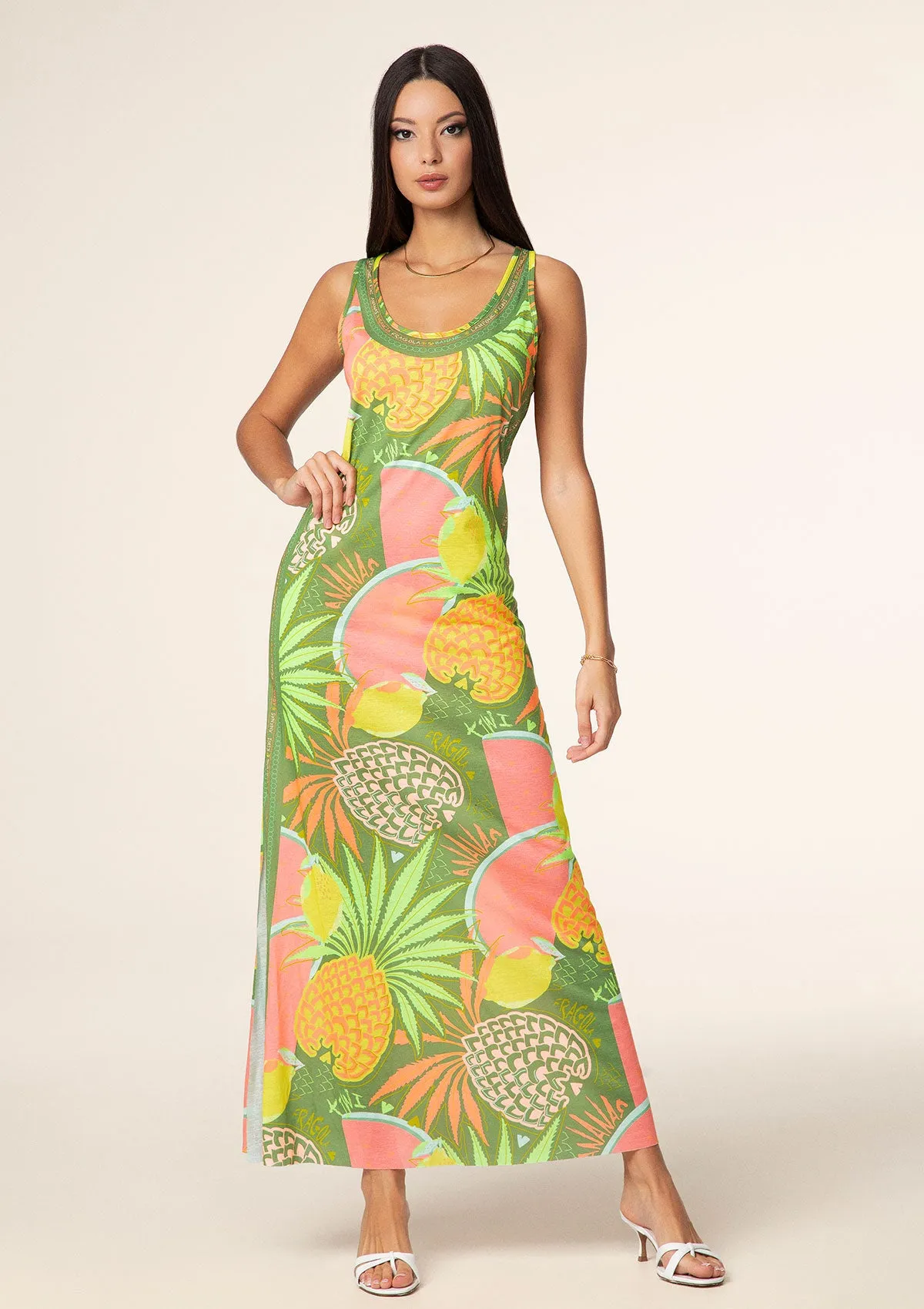 Vestito Lungo Donna F**K Fantasia 2608-X14 sold by F**K Official