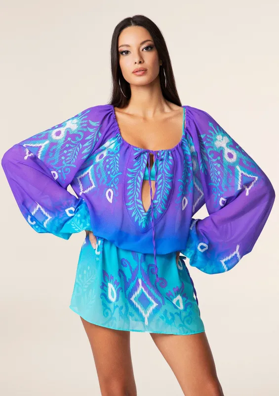 Caftano Corto Donna F**K Fantasia 1026-X56 sold by F**K Official