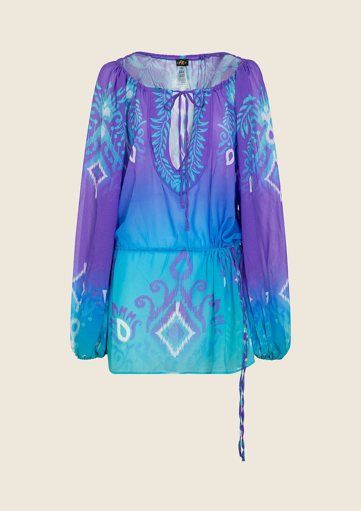 Caftano Corto Donna F**K Fantasia 1026-X56 sold by F**K Official product image thumbnail 3