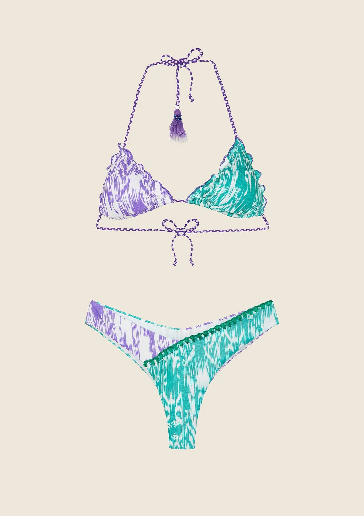 Bikini Donna F**K Triangolo con Slip Americano Fisso Fantasia 1011-X59 sold by F**K Official product image thumbnail 3