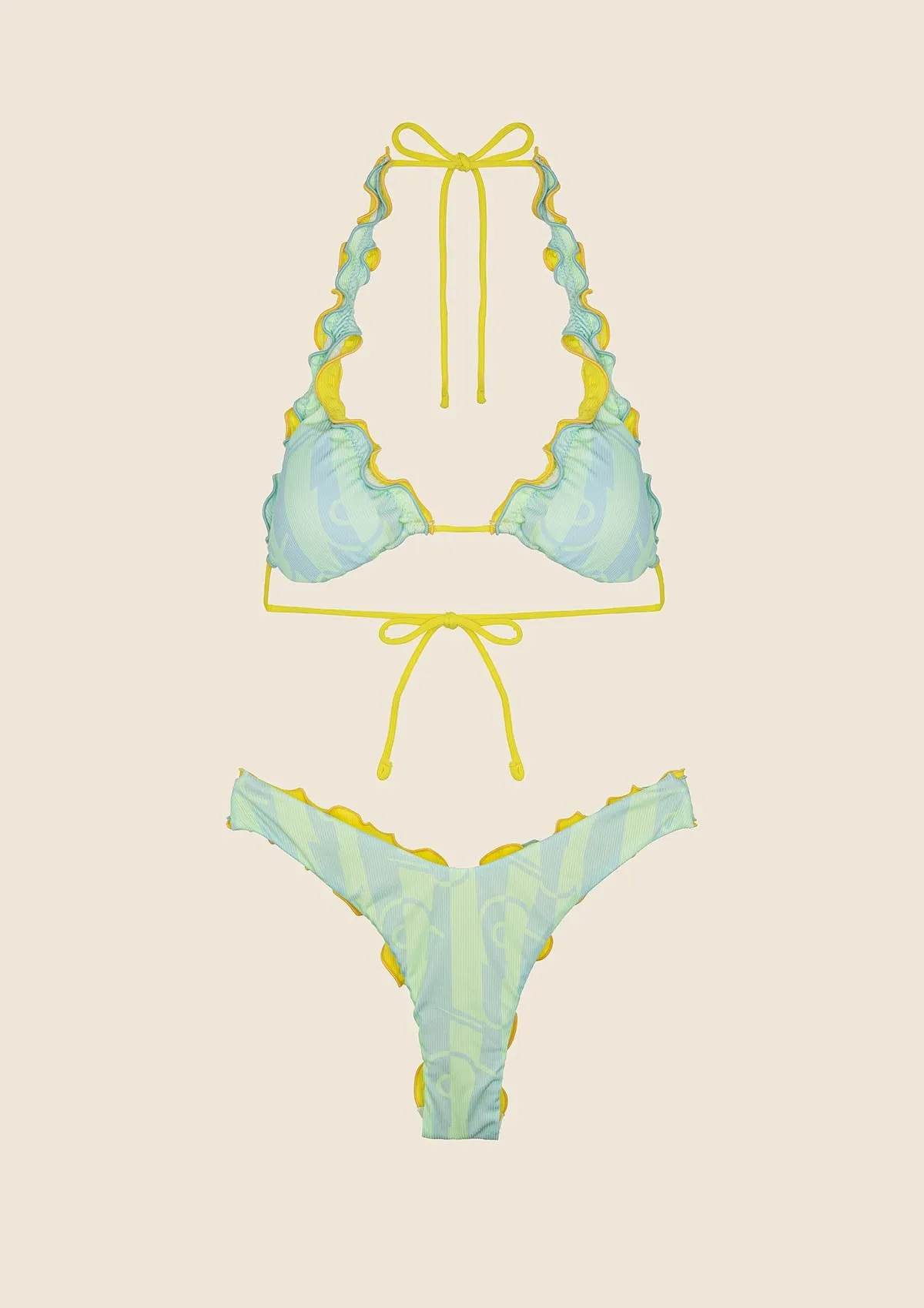 Bikini Donna F**K Triangolo Alto con Slip Americano Fisso Fantasia 0132-X36 sold by F**K Official product image thumbnail 3