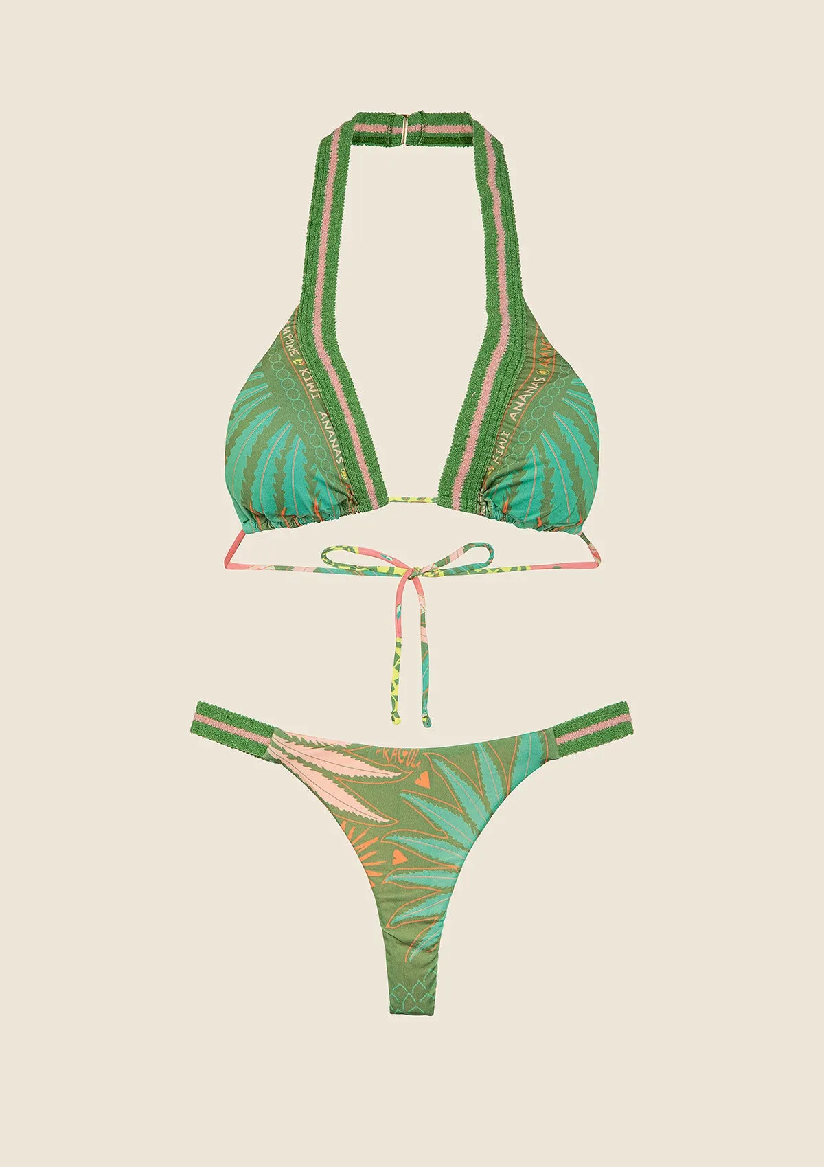 Bikini Donna F**K Triangolo Alto con Perizoma Fantasia 0640-X13 sold by F**K Official product image thumbnail 3