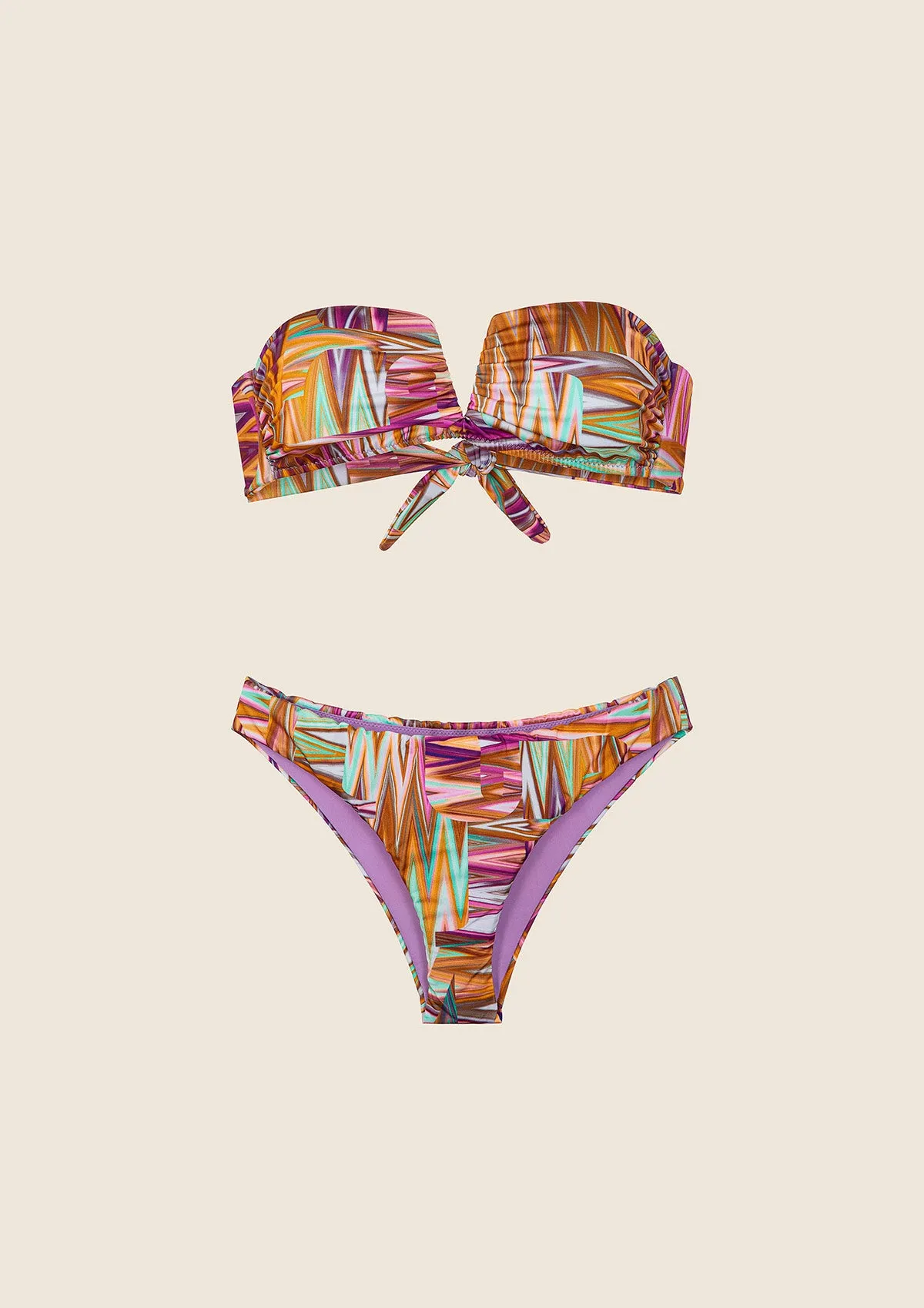 Bikini Donna F**K Fascia a V con Ferretto e Slip Fisso Fantasia 2139-X07 sold by F**K Official product image thumbnail 3