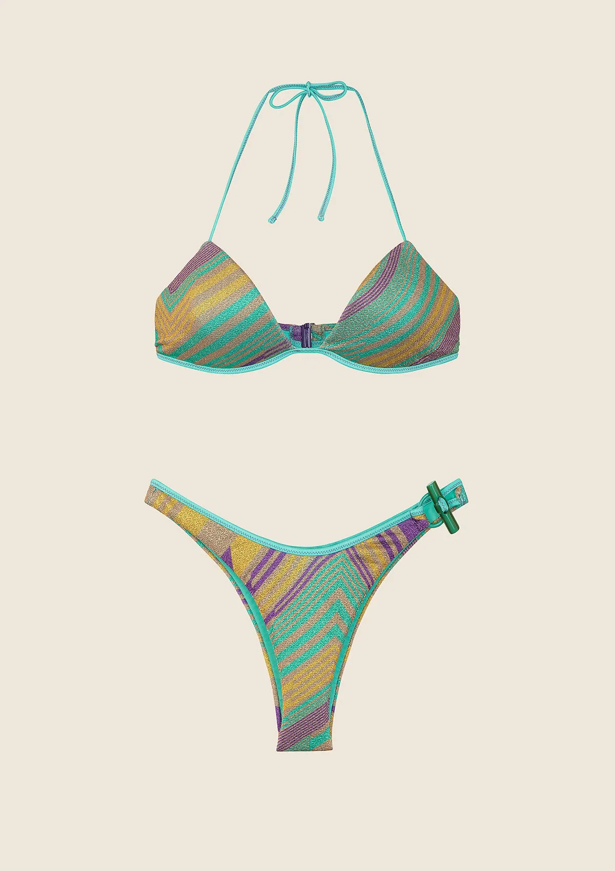 Bikini Donna F**K Reggiseno Push-Up con Slip Americano Fisso Fantasia 0941-X09 sold by F**K Official product image thumbnail 3