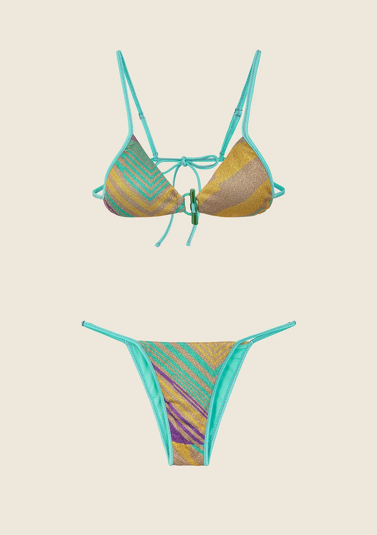 Bikini Donna F**K Triangolo con Slip Regolabile Fantasia 0940-X09 sold by F**K Official product image thumbnail 4