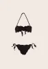 Bikini Bambina F**K Fascia con Slip Regolabile Nero G1M02BA-BK sold by F**K Official