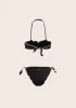 Bikini Bambina F**K Fascia con Slip Regolabile Nero G1M02BA-BK sold by F**K Official