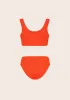 Bikini Bambina F**K Top con Slip Fisso Corallo Fluo G1L06UF-FC sold by F**K Official