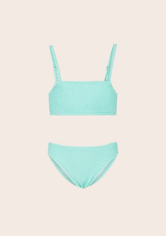 Bikini Bambina F**K Top con Slip Fisso Verde Acqua G1L05UF-AQ sold by F**K Official