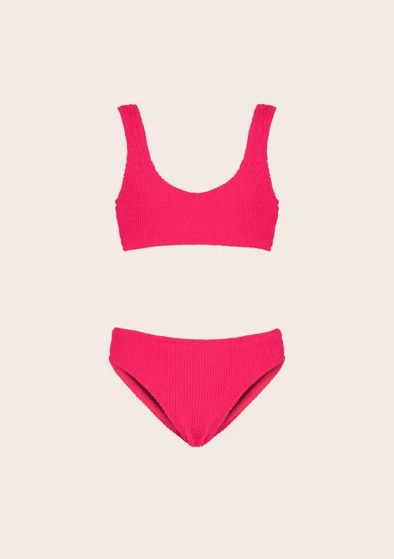 Bikini Bambina F**K Top con Slip Fisso Fucsia G1L02UF-FX sold by F**K Official