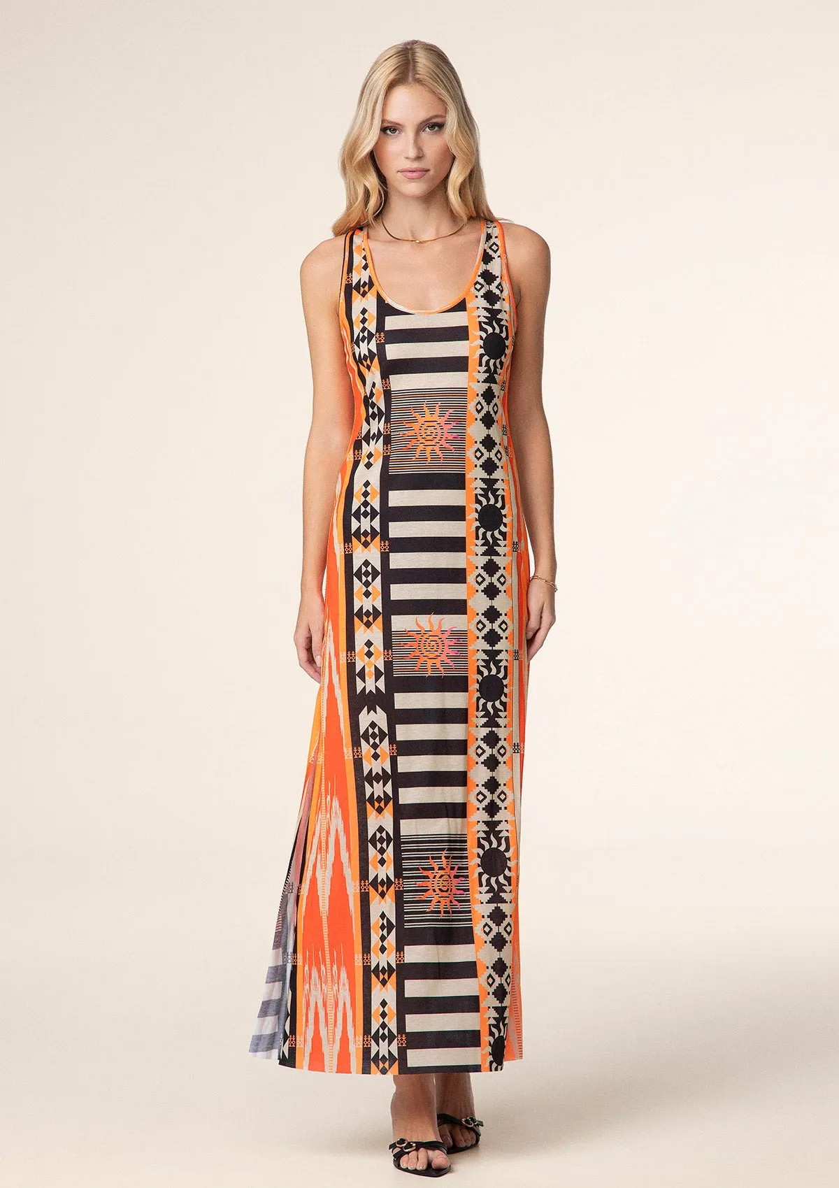 Vestito Lungo Donna F**K Fantasia 2612-X05 sold by F**K Official