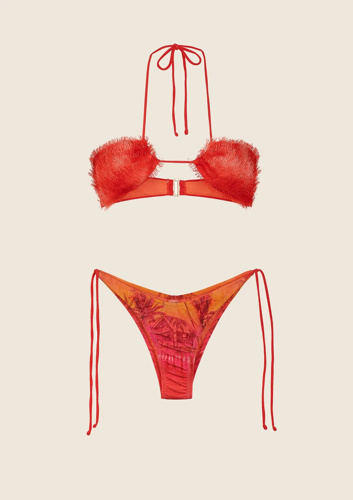 Bikini Donna F**K Top con Slip Americano Regolabile Fantasia 0742-X17 sold by F**K Official product image thumbnail 4