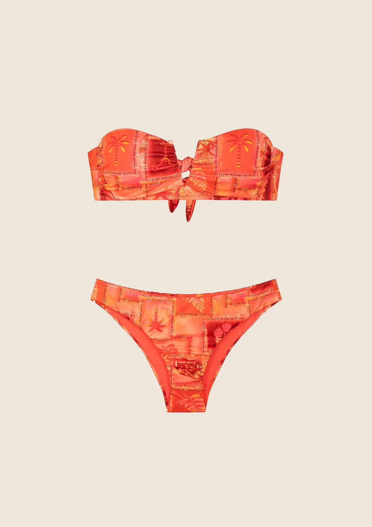 Bikini Donna F**K Fascia a V con Ferretto e Slip Fisso Fantasia 2135-X16 sold by F**K Official product image thumbnail 3