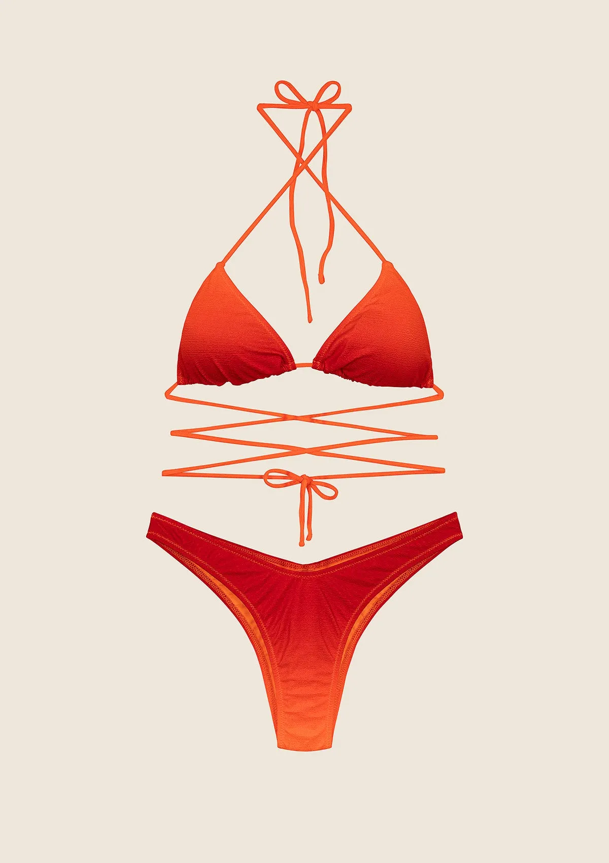 Bikini Donna F**K Triangolo con Slip Americano Fisso Degradè 1151-X45 sold by F**K Official product image thumbnail 3