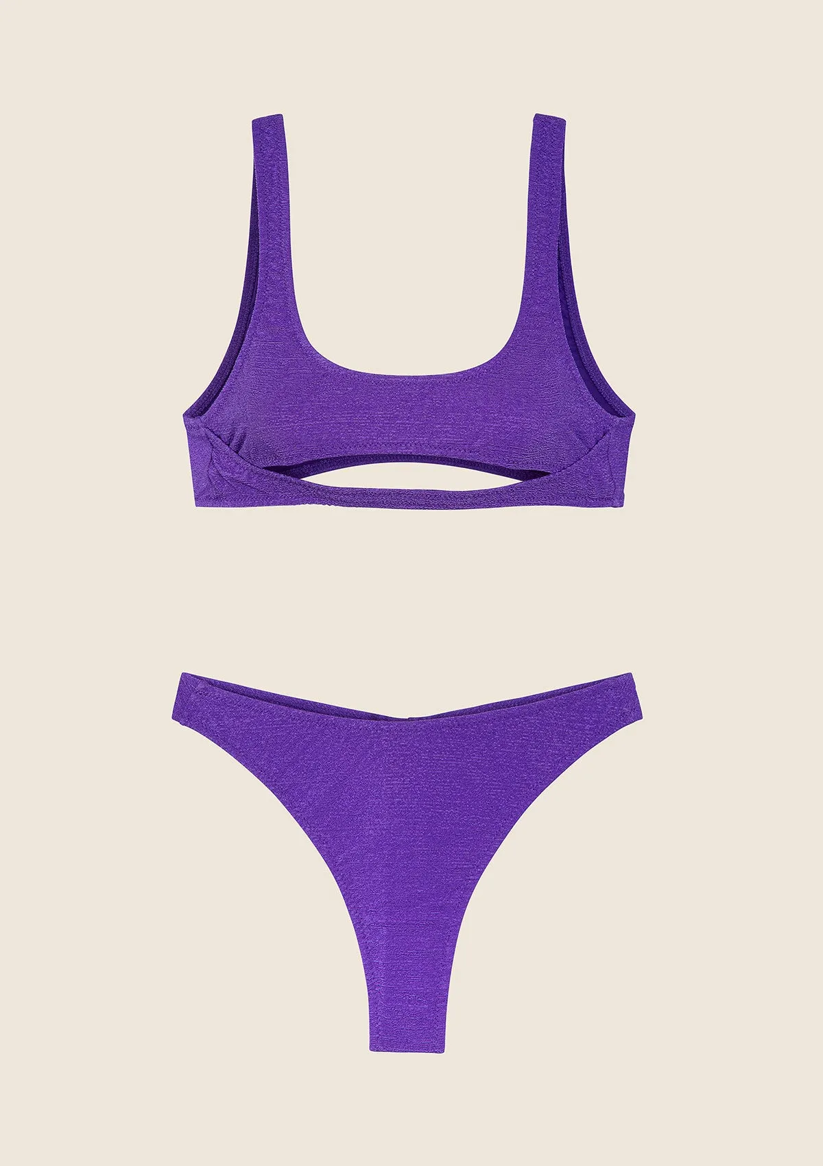 Bikini Donna F**K Top con Slip Vita Alta Viola 1144-PR sold by F**K Official product image thumbnail 4