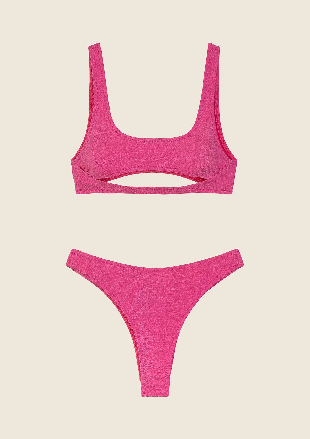 Bikini Donna F**K Top con Slip Vita Alta Fucsia 1144-FX sold by F**K Official product image thumbnail 4