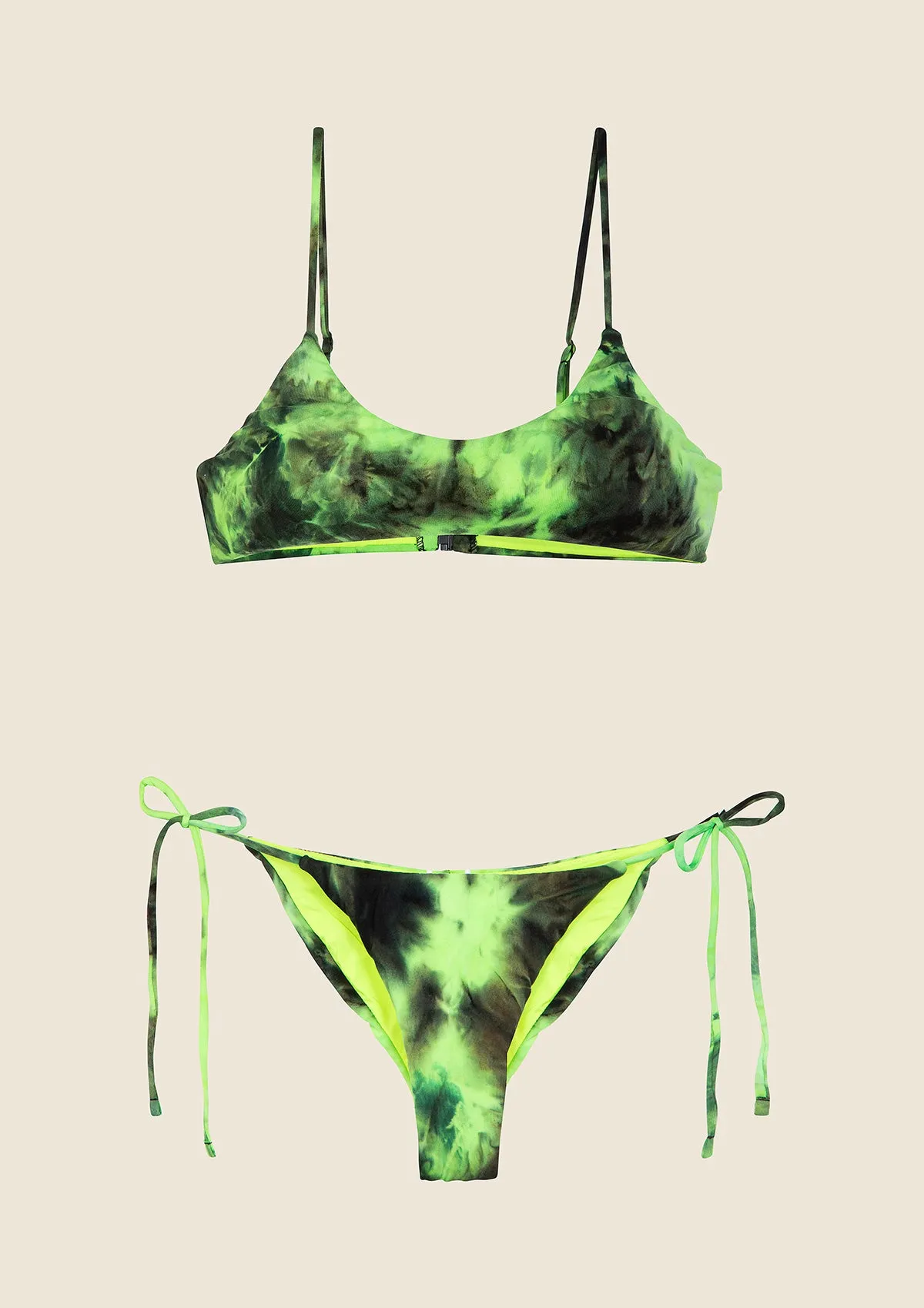 Bikini Donna F**K Top con Slip Regolabile Giallo Fluo 0502-FY sold by F**K Official product image thumbnail 4