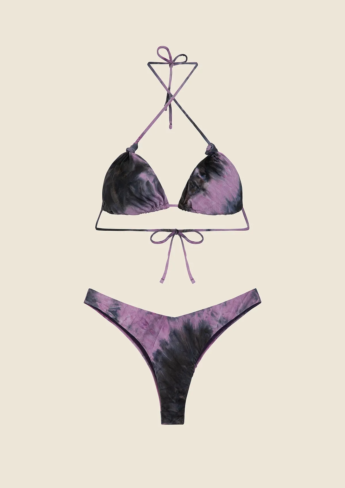 Bikini Donna F**K Triangolo con Slip Americano Fisso Viola 0500-PR sold by F**K Official product image thumbnail 4