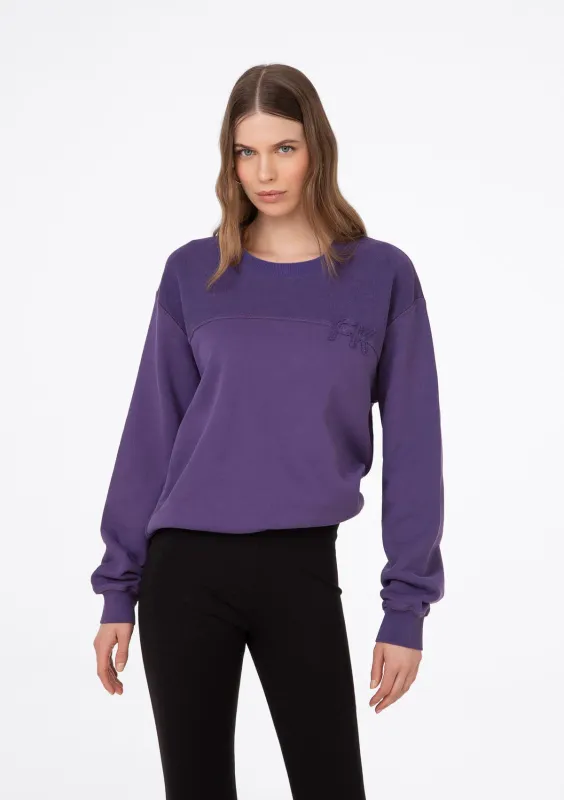 FELPA CROP CON SCOLLO A V sold by F**K Official