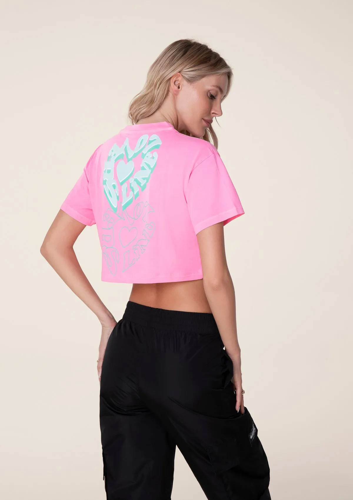 T-SHIRT CROP CON STAMPA sold by F**K Official product image thumbnail 2