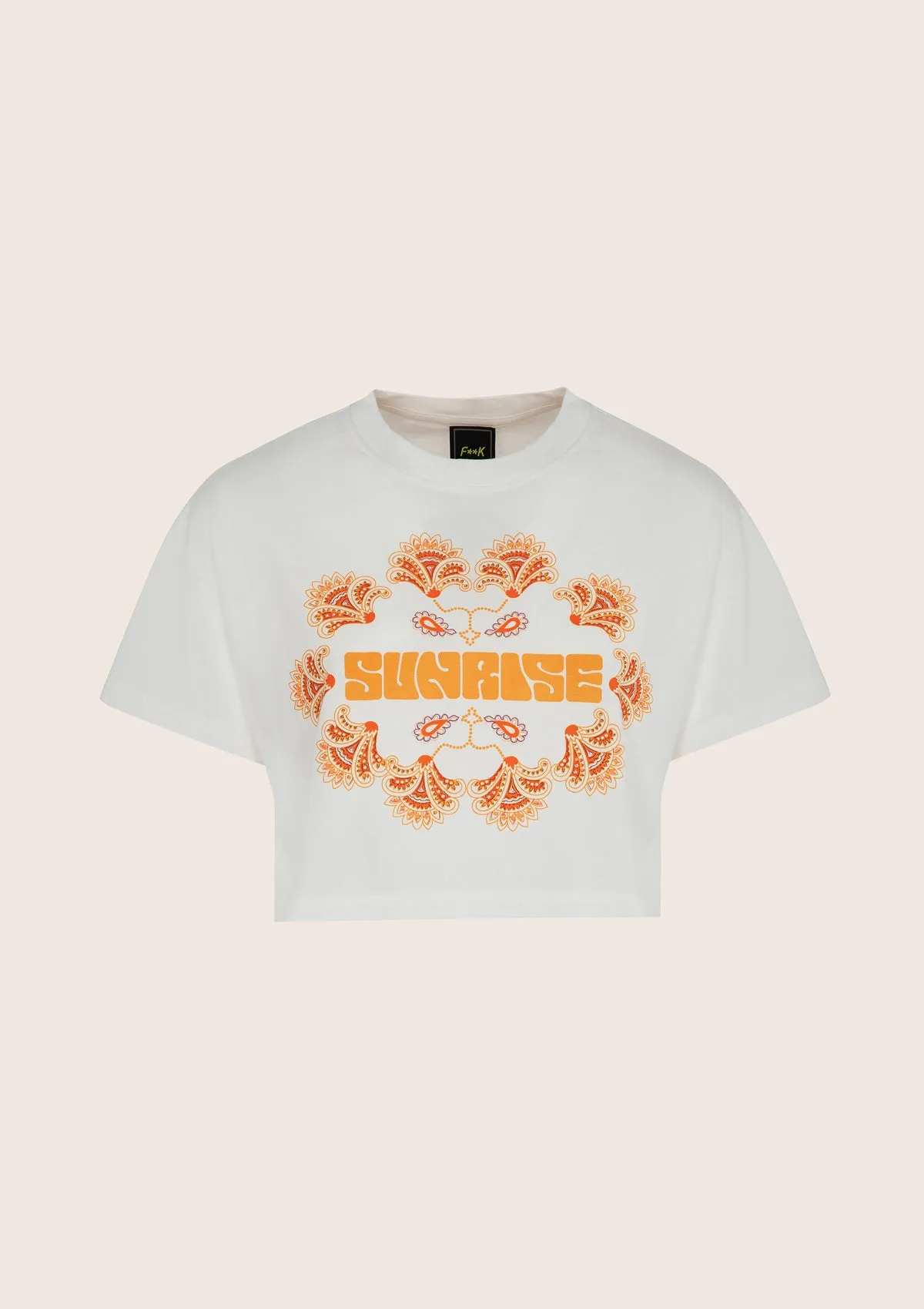 T-SHIRT CROP CON STAMPA sold by F**K Official product image thumbnail 3