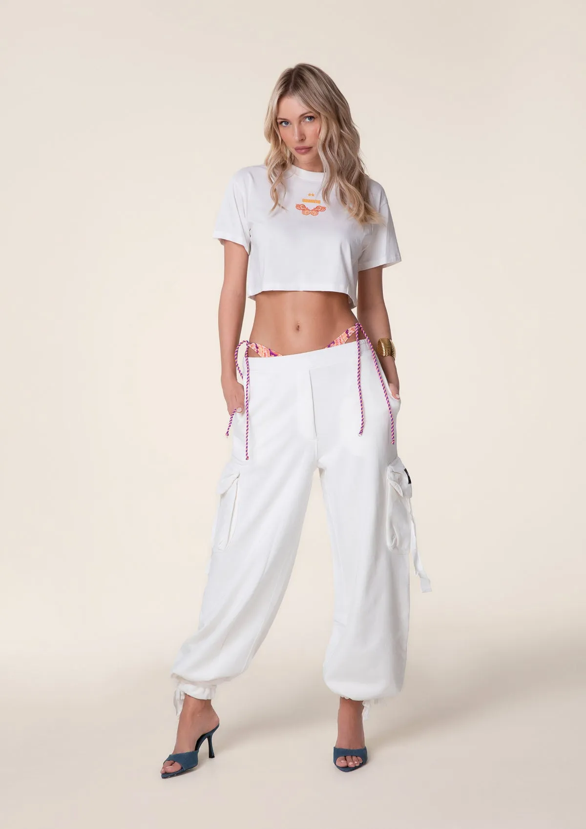 T-SHIRT CROP CON STAMPA sold by F**K Official product image thumbnail 5