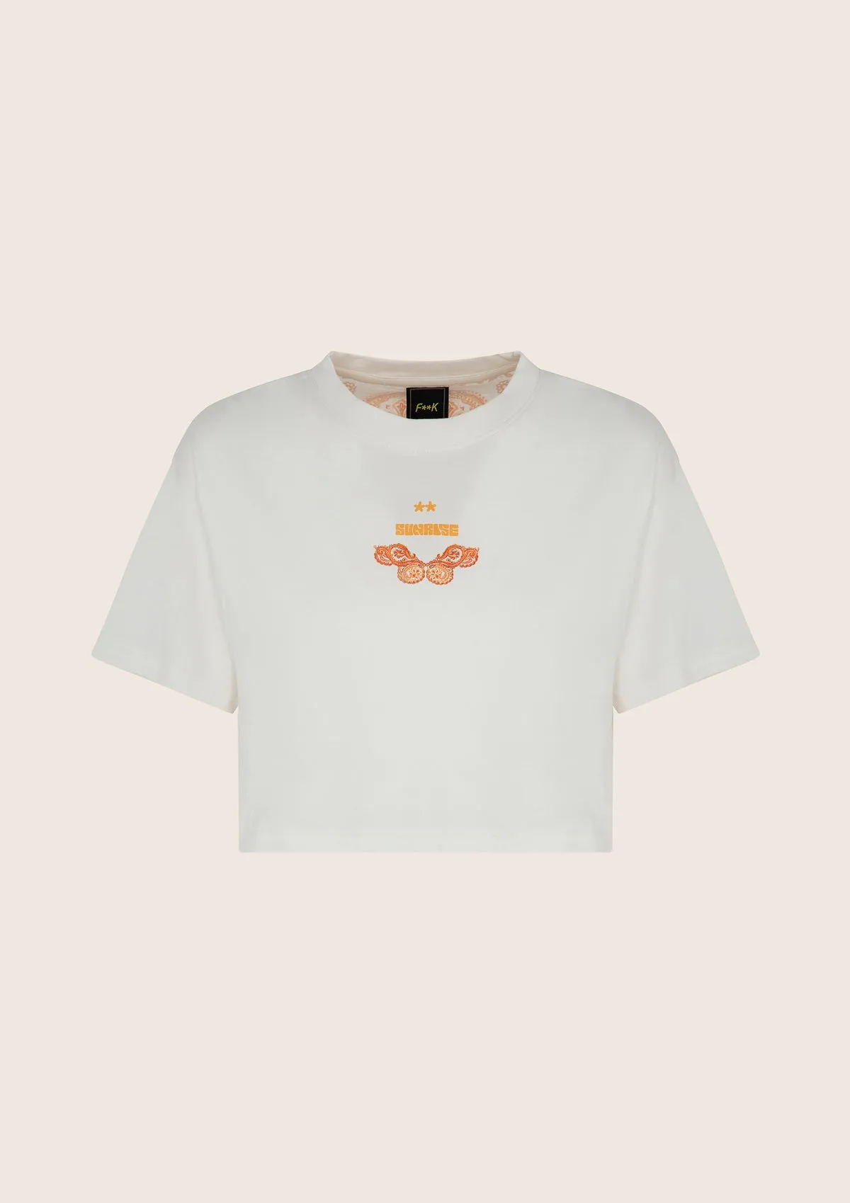 T-SHIRT CROP CON STAMPA sold by F**K Official product image thumbnail 4