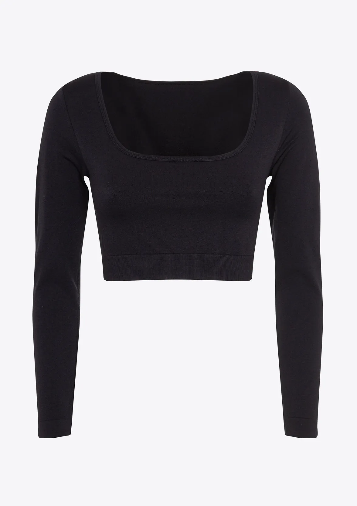 T-SHIRT CROP MANICA LUNGA SEAMLESS sold by F**K Official product image thumbnail 3