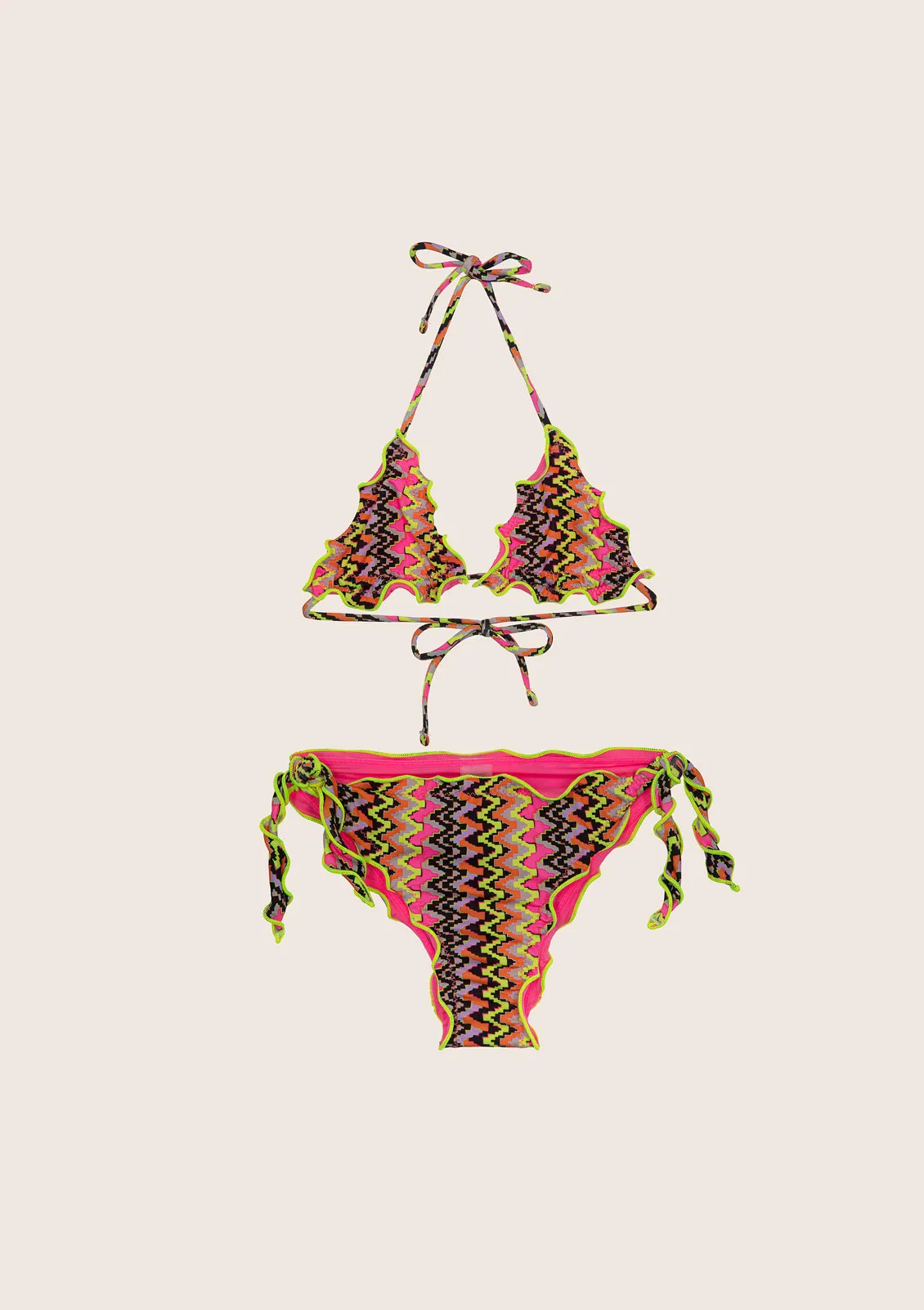 BIKINI TRIANGOLO E SLIP NODI REGOLABILE ETHOS sold by F**K Official