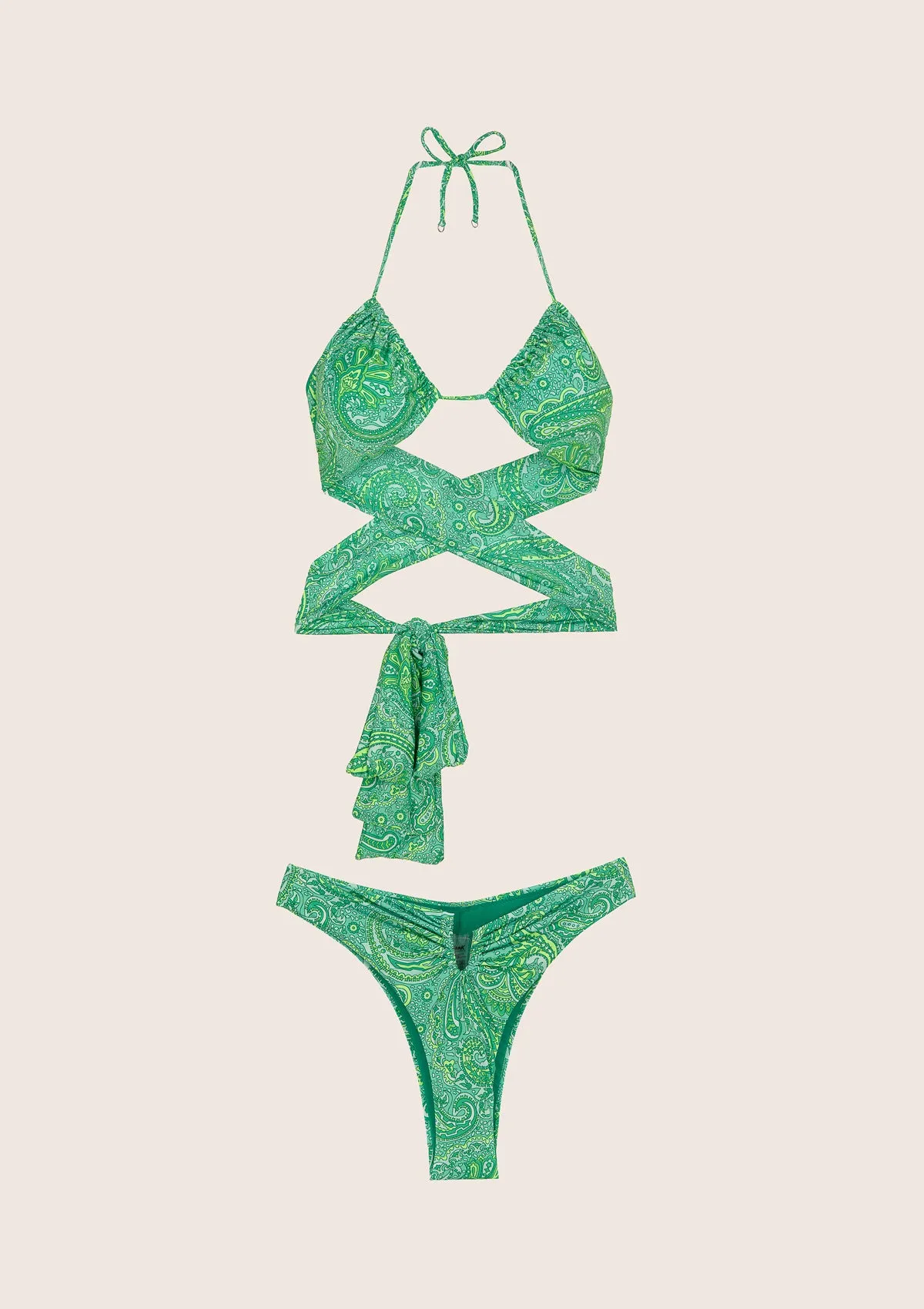 BIKINI TRIANGOLO E SLIP AMERICANO FISSO SUNRISE sold by F**K Official product image thumbnail 4