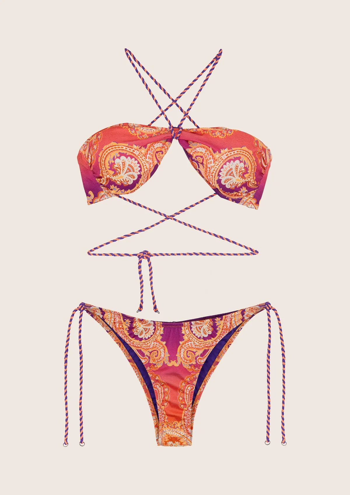 BIKINI FASCIA E SLIP AMERICANO SUNRISE sold by F**K Official product image thumbnail 3