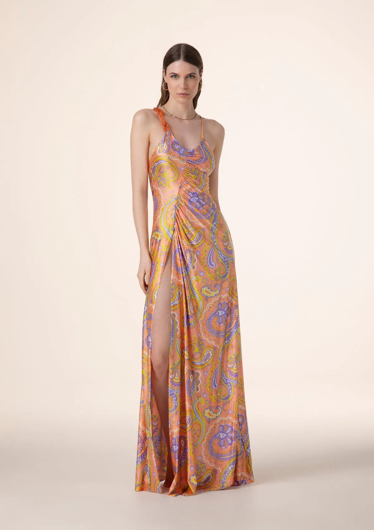 Sunrise long dress sold by F**K Official
