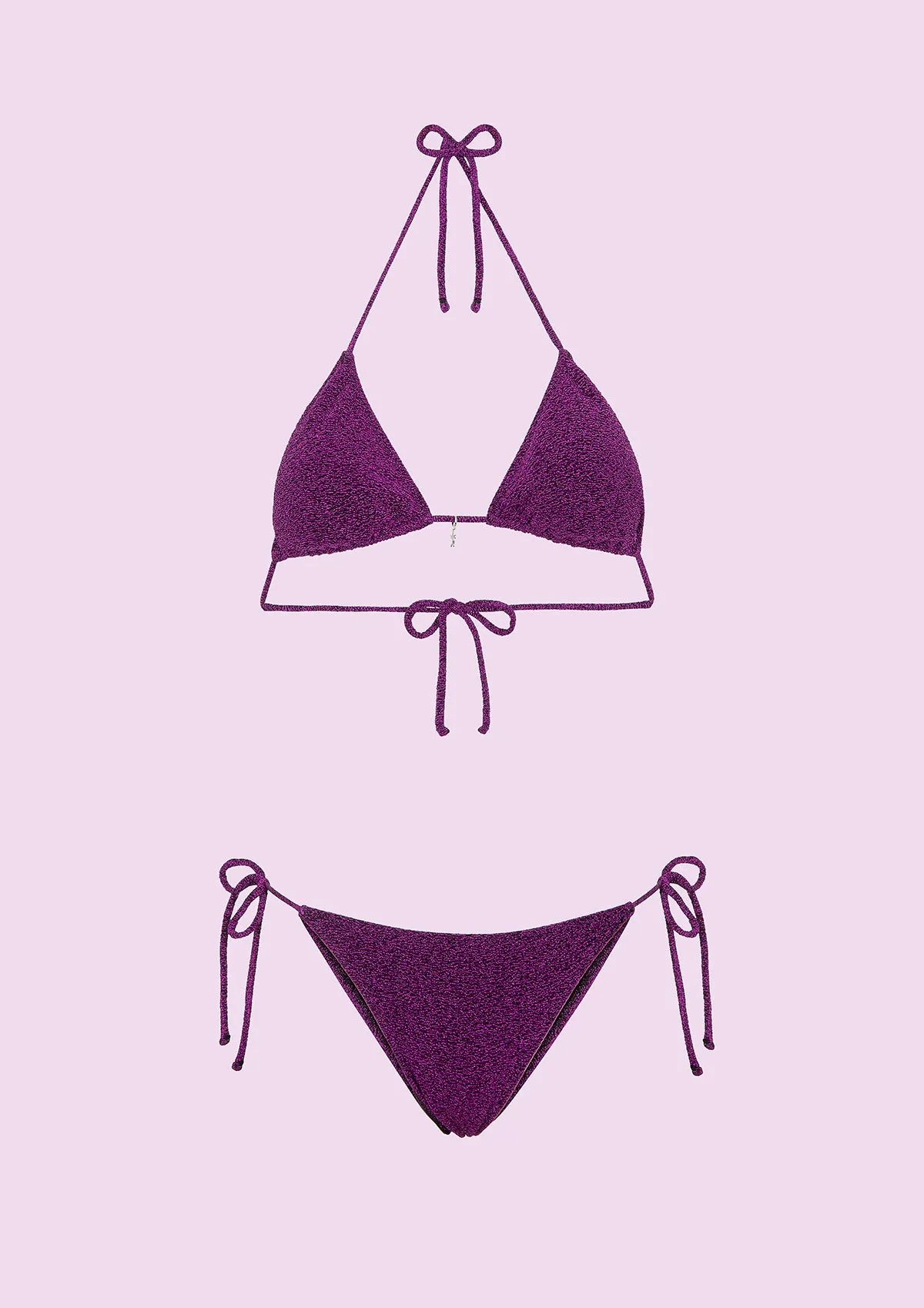 Woman bikini F**K Triangle with Slip Adjustable Fuchsia SWC070-FX sold by F**K Official product image thumbnail 4