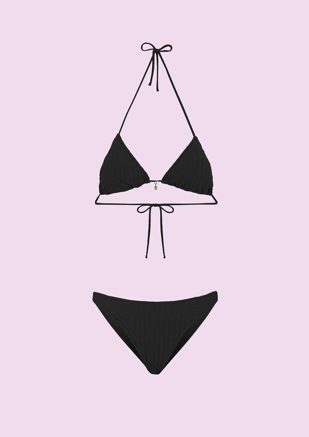 Woman bikini F**K Triangle with Slip Fixed American Black SWC010-BK sold by F**K Official product image thumbnail 4