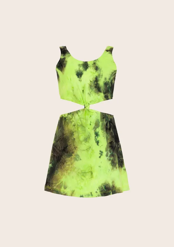 Short girl dress F**K Fluo yellow G5C04DS-FY sold by F**K Official