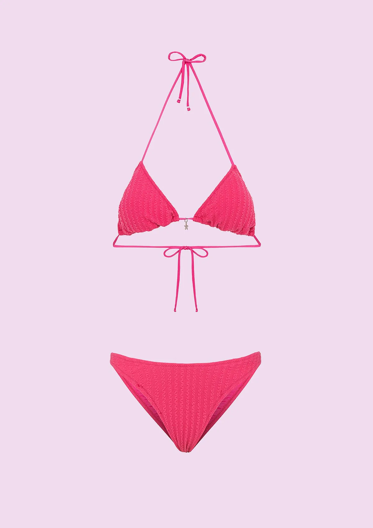 Woman bikini F**K Triangle with Slip Fixed American Fuchsia SWC010-FX sold by F**K Official product image thumbnail 4