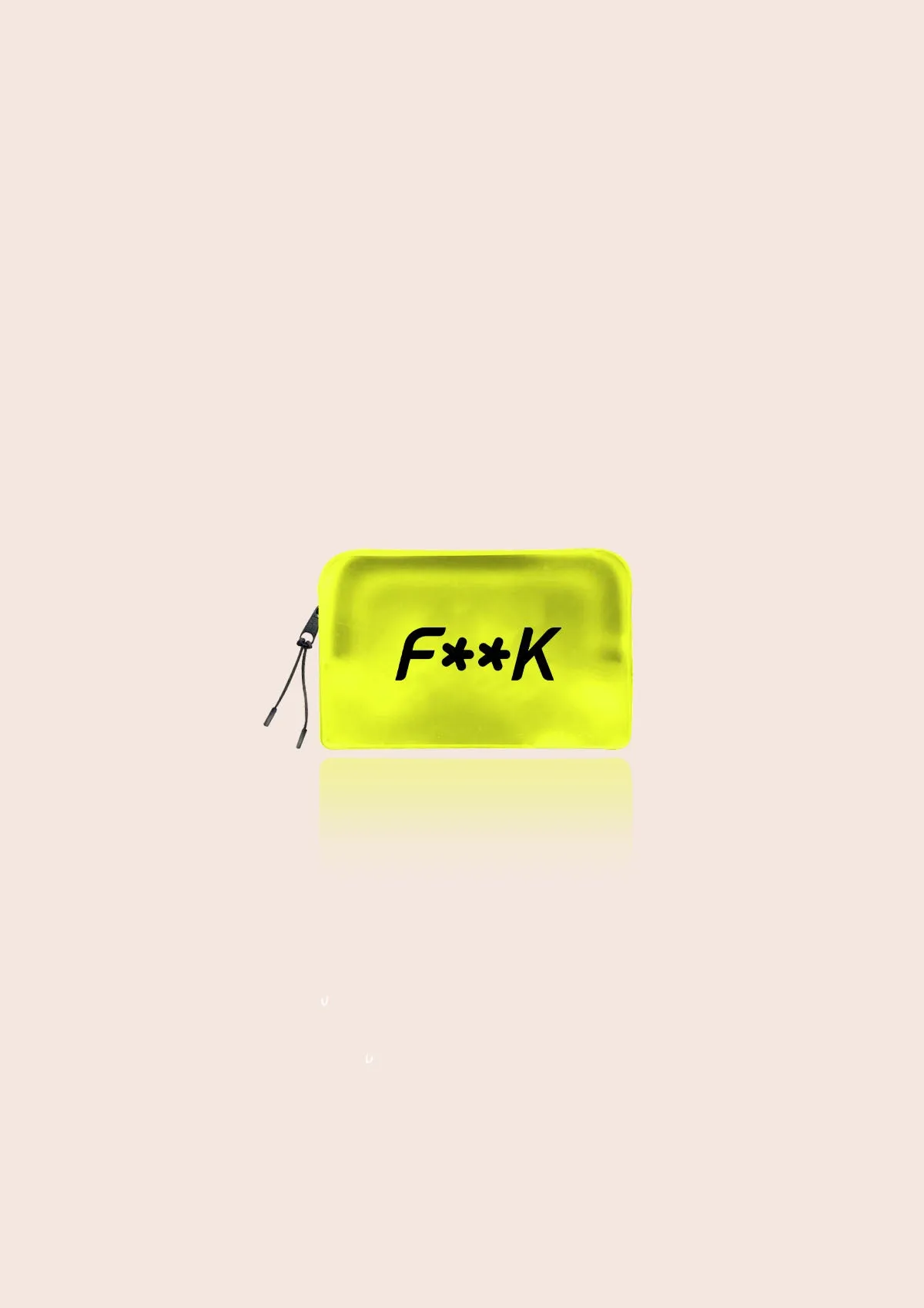 Men's clutch bag F**K Fluo yellow m01au97-fy sold by F**K Official