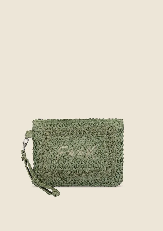 Mini clutch bags woman F**K Green A059-Ln sold by F**K Official