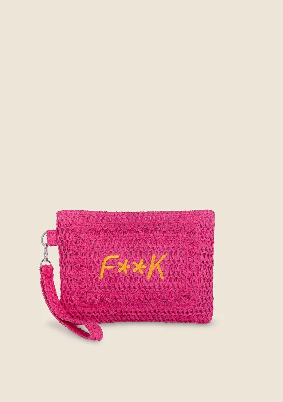 Mini clutch bags woman F**K FUCSIA A059-FX sold by F**K Official