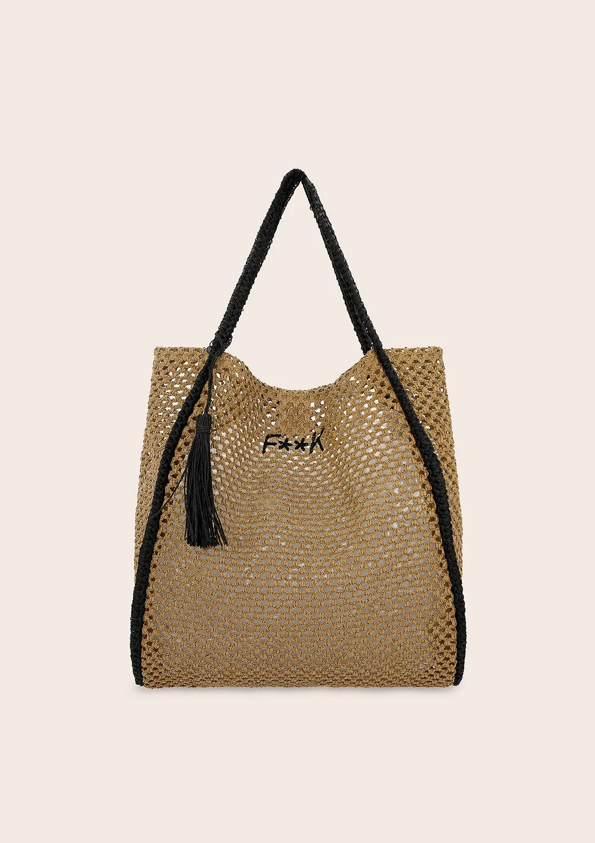Tote Summer Bag Woman F**K Beige A056-BG sold by F**K Official