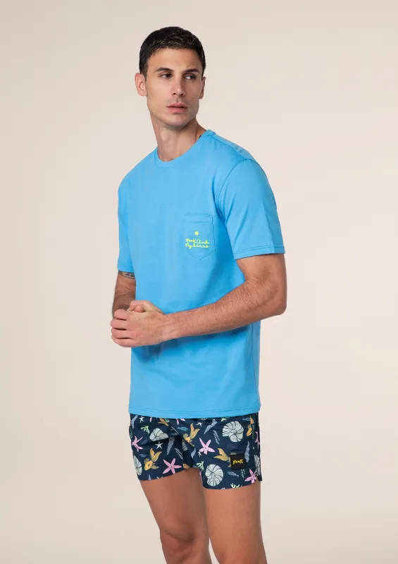 Men's T-shirt F**K Turquoise m01ts72-tq sold by F**K Official