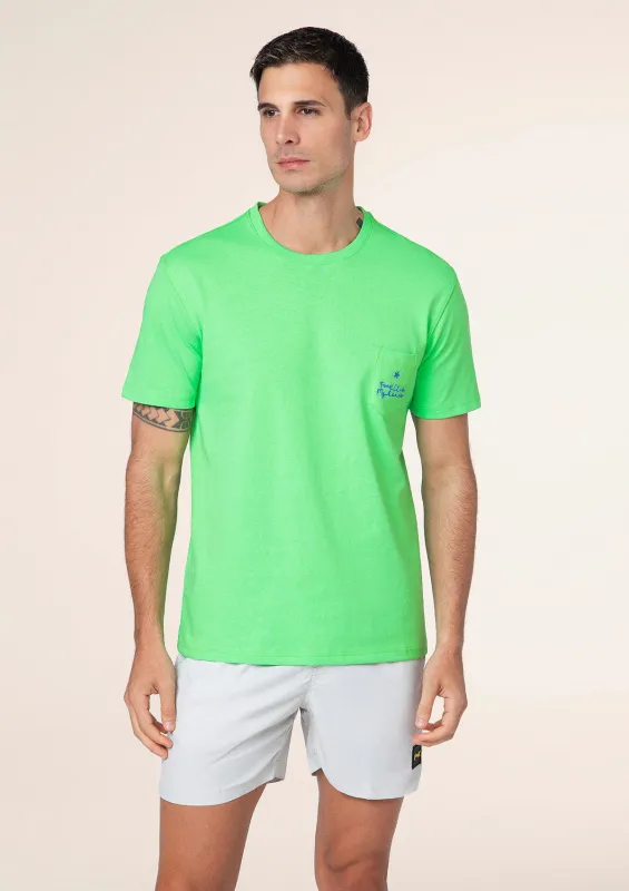 Men's T-shirt F**K Fluo Green M01TS72-FG made by F**K Official