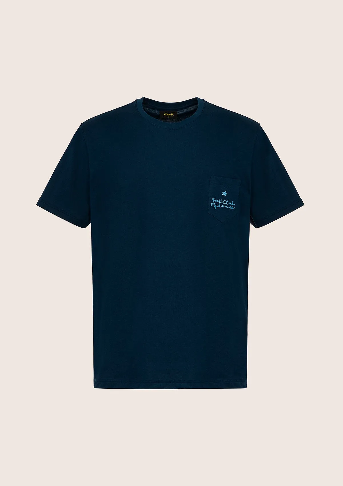 Men's T-shirt F**K Blue M01TS72-BU sold by F**K Official product image thumbnail 3