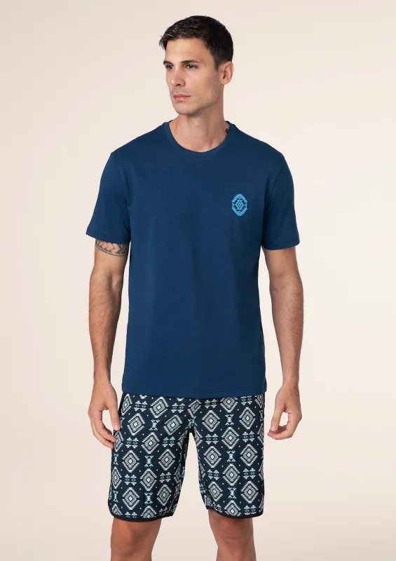 Men's T-shirt F**K Blue M01TS90-BU sold by F**K Official