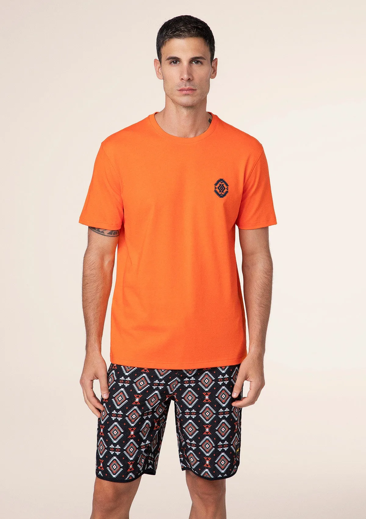 Men's T-shirt F**K Orange m01s90-organ sold by F**K Official