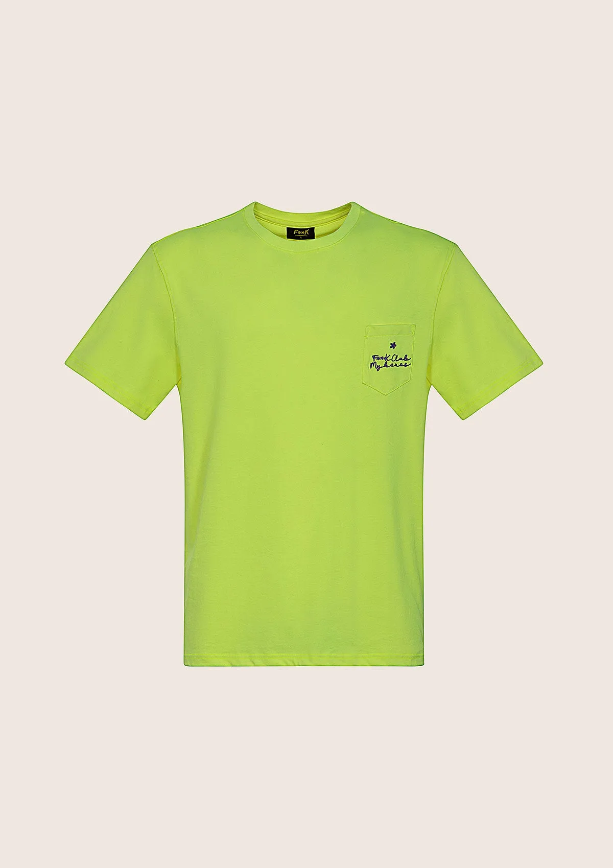 Men's T-shirt F**K Fluo yellow m01s72-fy sold by F**K Official product image thumbnail 3