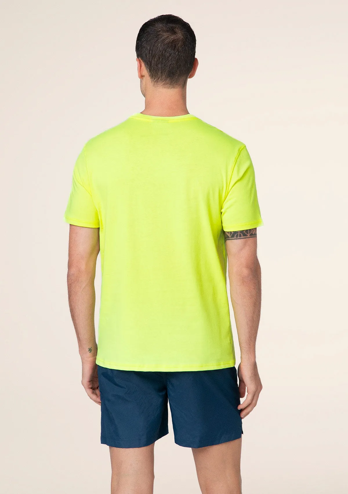 Men's T-shirt F**K Fluo yellow m01s72-fy sold by F**K Official product image thumbnail 2