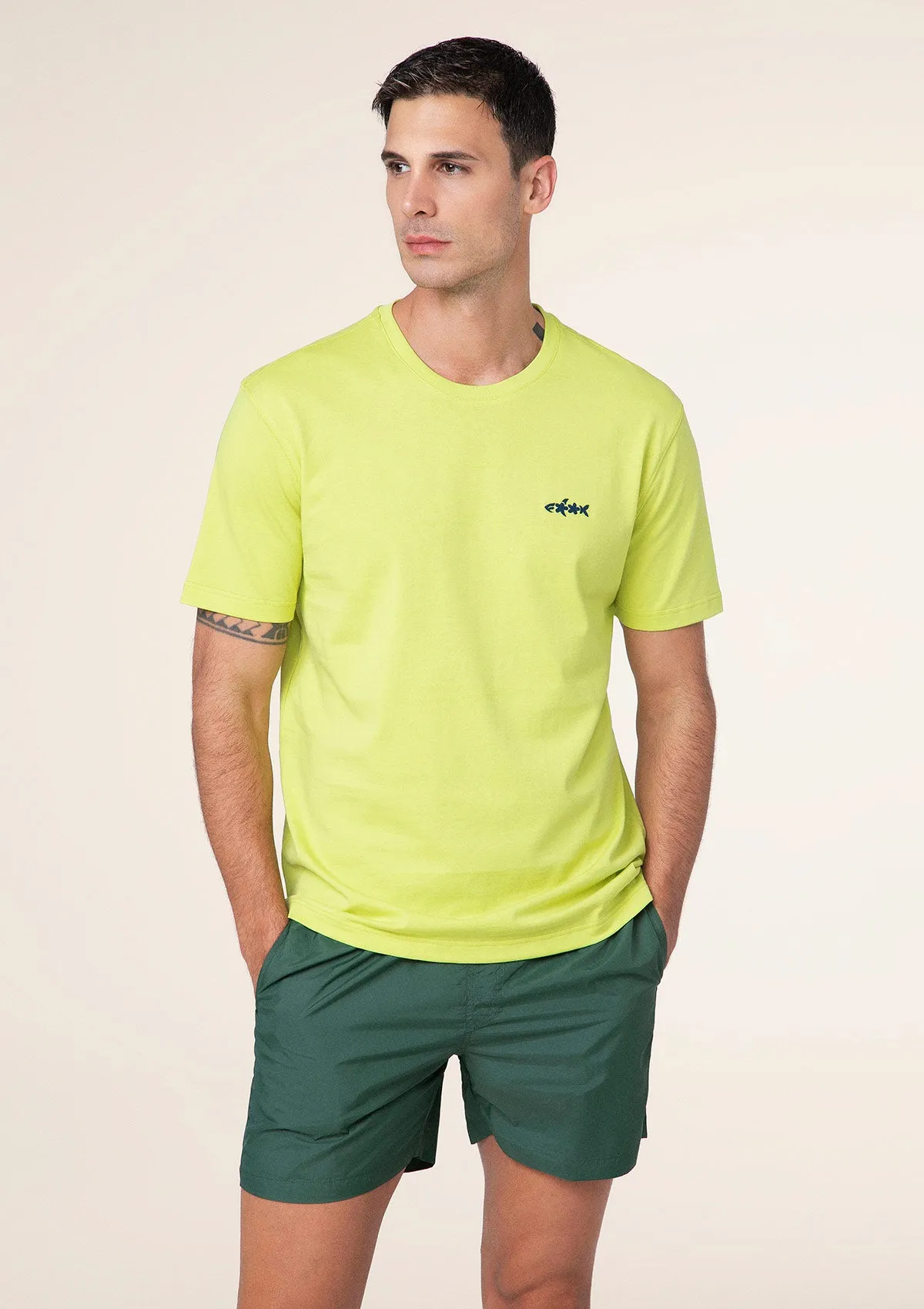 Men's T-shirt F**K Lime m01s70-li sold by F**K Official